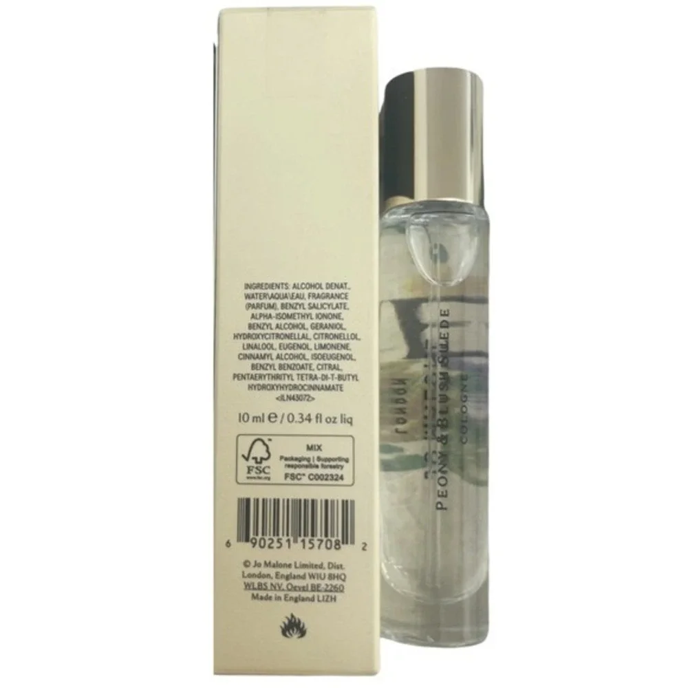 Jo Malone Peony & Blush Suede 0.34oz Cologne Spray + Fragrances